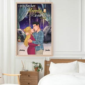 Personalized Gifts For Couples Canvas Print I Found My Happily Ever After 04qhhn291123da 260124 - Poster & Canvas - GoDuckee