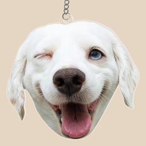 Custom Photo Face Shape Acrylic Keychain-Custom Photo keychain - Keychains - GoDuckee