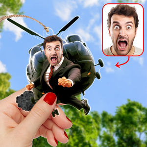 Action Movies-Custom Photo Acrylic Custom Shape Ornament-Christmas Gift - Ornament - GoDuckee