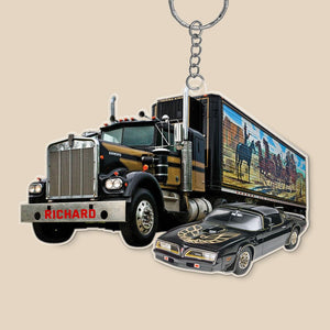 Legendary Truck- Personalized Keychain-Gift For Truck Lover-05qhqn100823 - Keychains - GoDuckee