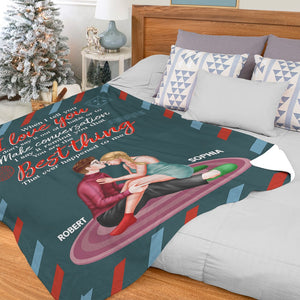 The Couple, You are the best thing, Personalized Blanket, Gift For Couple - Blanket - GoDuckee