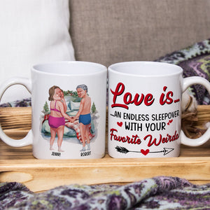 Couple, An Endless Sleepover, Personalized Coffee Mug, Christmas Gifts For Couple - Coffee Mug - GoDuckee