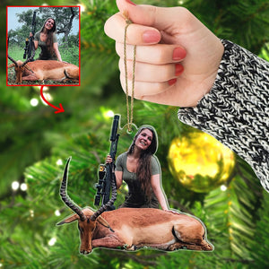 Hunting Custom Shape Acrylic 1 Side - Custom Photo - 03acqn141123 - Ornament - GoDuckee