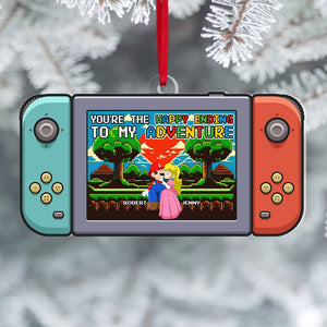 Couple, Happy Ending, Personalized Ornament, Chritsmas Gifts For Couple, 05TOPO260923 - Ornament - GoDuckee