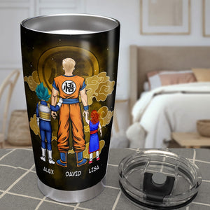 Here Drinks The Best Dad In The World Personalized Tumbler TZ-TCTT-05NAHN300523HH - Tumbler Cup - GoDuckee