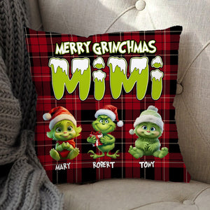 Merry Christmas Mama, Personalized Square Pillow, Christmas Gifts For Mama, 02HTPO190923 - Pillow - GoDuckee
