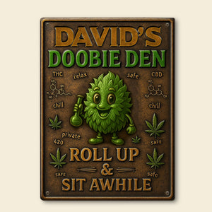 Green Stuff Metal Sign - Personalized Gifts For Smokers 02totn290525 - Metal Signs - GoDuckee