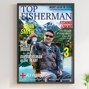 Custom Fishing Photo Canvas, Best Gifts For Fisherman, Fishing Gifts For Men, 03NAPO141223 - Poster & Canvas - GoDuckee