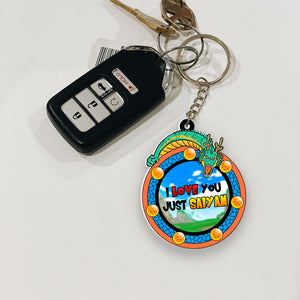 Couple, I Love You, Personalized Keychain, Couple Gifts, 02HUPO290623HH - Keychains - GoDuckee