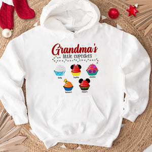 Grandma's Little Cupcakes-Personalized Sweatshirt-Gift For Family- Christmas Gift- 04qhqn211023qn - Shirts - GoDuckee