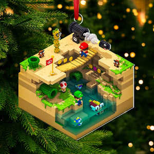 Acrylic Custom Shape Ornament - Great Gift For Gamer - 03NAPO221123 - Ornament - GoDuckee