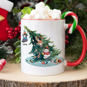 The Cats Stole Christmas- Personalized Accent Mug -Gift For Cat Lover- Christmas Gift- CC-AM11OZ-03htqn191023 - Coffee Mug - GoDuckee