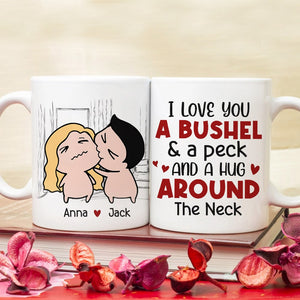I Love You-Gift For Couple-Personalized Coffee Mug- Funny Couple - Coffee Mug - GoDuckee