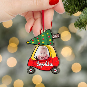 Custom Kid Photo Wood Ornament, Christmas Gift For Kids, 04NAPO241023 - Ornament - GoDuckee
