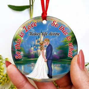 Couple, This Is Love, Personalized Ornament, Christmas Gifts For Couple, 03OHPO031123PA - Ornament - GoDuckee