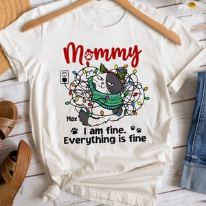 Everything Is Fine-Personalized Sweatshirt-02httn281023 - Shirts - GoDuckee