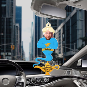 Custom Photo Gifts For Couple Car Ornament You're My Favorite - Ornaments - GoDuckee