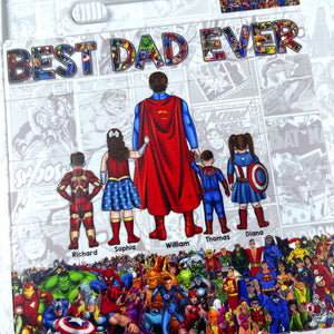 Super Dad Sliding Puzzle - Personalized Gifts For Dad 011qhqn010425pa - Sliding Puzzle - GoDuckee