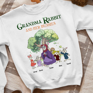 Personalized Gifts For Grandma Shirt Grandma Rabbit And Her Bunnies 03HTHN260124 - 2D Shirts - GoDuckee