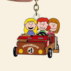 Personalized Gifts For Friends Keychain, Best Friendship 01qhtn100125hh - Keychains - GoDuckee