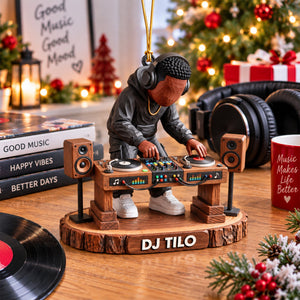 DJ Acrylic Ornament - Personalized Gifts For Christmas 04naqn100926 - Ornament - GoDuckee