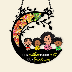 Personalized Gifts For Mom Window Hanging Suncatcher Ornament 01kapu150225 - Ornament - GoDuckee