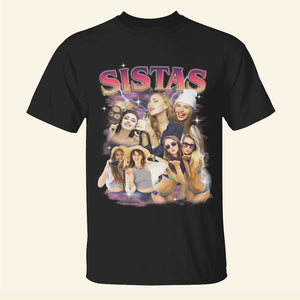 Personalized Gifts For Friend T-shirt Bootleg Style Custom Photo 01XQMH090724 - Shirts - GoDuckee