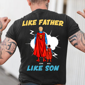 Like Father Like Son, Personalized Shirt 07BHHN101122TM - Shirts - GoDuckee