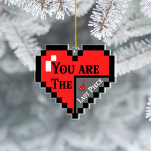You're The Last Piece, Couple Gift, Personalized Ornament, Game Lover Couple Ornament, Christmas Gift 03HTPO140723HH - Ornament - GoDuckee