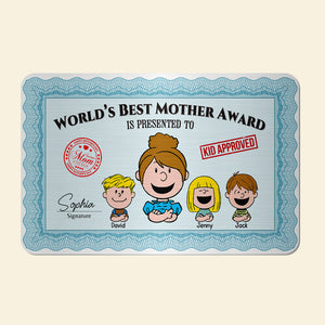 Personalized Gifts For Mom Aluminum Wallet Card 03katn140124hh World's Best Mother - Wallet Card - GoDuckee