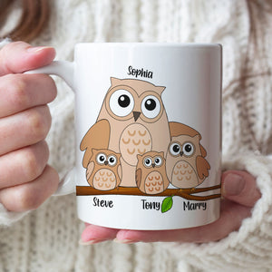 A Mom's Hug Lasts Long After Personalized Mug, Gift For Mom - Coffee Mug - GoDuckee