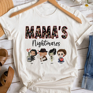 Personalized Gifts For Mom Shirt Mama's Nightmares 02OHMH010224 - 2D Shirts - GoDuckee