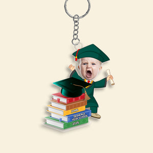 Personalized Custom Photo Gift For Kids Acrylic Keychain Graduation 04OHMH171224 - Keychains - GoDuckee