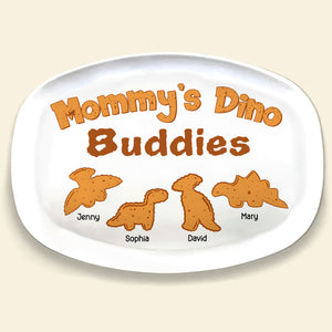 Chicken Nuggets Family, Personalized Resin Plate, Gifts For Family - Resin Plate - GoDuckee