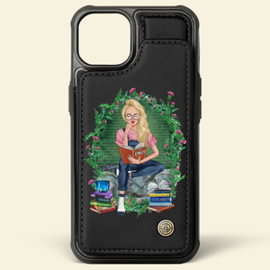 Personalized Gifts For Book Lovers Leather Flip Wallet Phone Case 04hupu260225 - Phone Case - GoDuckee