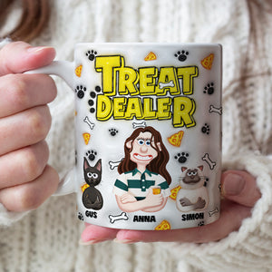 Personalized Gifts For Mom Coffee Mug Treat Dealer 01XQLU040325PA - Coffee Mug - GoDuckee