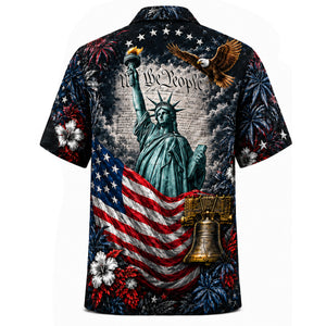 USA 250 Years of Freedom Hawaiian Shirt - Personalized Gifts 04totn100626