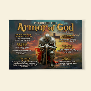Kneeling Knight Canvas Print - Gifts For Christians 07hupu110625 - Poster & Canvas - GoDuckee