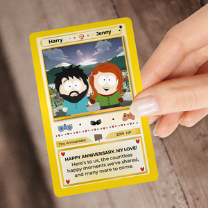 Personalized Gifts For Couple Aluminum Wallet Card 02kapu061224hg - Wallet Card - GoDuckee