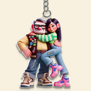Personalized Gifts For Couple Keychain 02OHDT050225 - Keychains - GoDuckee