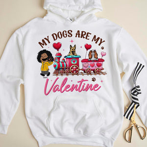 Personalized Gifts For Dog Lovers Shirt 05tgqn060125hh My Dogs Are My Valentine - Shirts - GoDuckee
