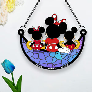 Personalized Gifts For Mom Suncatcher Window Hanging Ornament 06nadt260424 - Ornaments - GoDuckee