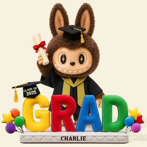 Graduation Doll Acrylic Plaque - Personalized Gifts For Graduate 02napu190625 - Shaped Plaques - GoDuckee