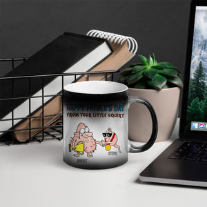 I Was Chillin' In Your Balls, Personalized Magic Mug, Funny Sperms Coffee Mug, Birthday Gift For Dad - Magic Mug - GoDuckee