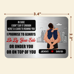 Personalized Gifts For Couple Wallet Card Be By Your Side 04KADT070125HG - Wallet Card - GoDuckee