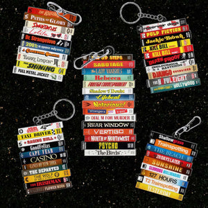 Personalized Gifts For Movie Lovers Keychain Video Tape Collection 02OHLU230125 - Keychains - GoDuckee