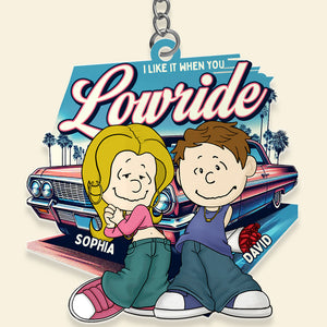 Personalized Gifts For Couple Keychain, Love Lowrider Car 01qhdt040125hg - Keychains - GoDuckee