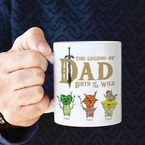 Legend Of Dad 07NAQN310523 Personalized Family Gaming Mug - Coffee Mug - GoDuckee