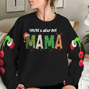 You're A Mean One, Gift For Family, Personalized 3D AOP Shirt, Ornament Custom Name Shirt, Christmas Gift 04NAHN130923 - AOP Products - GoDuckee