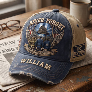 9/11 Memorial Personalized Classic Cap – Honor The Fallen, Never Forget 04tyqn310726